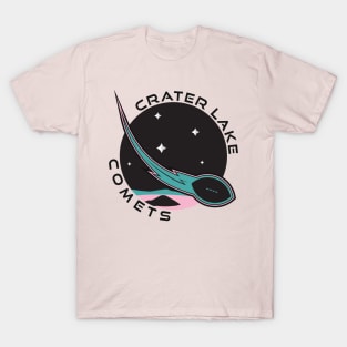 Crater Lake Comets Logo with Team Name T-Shirt